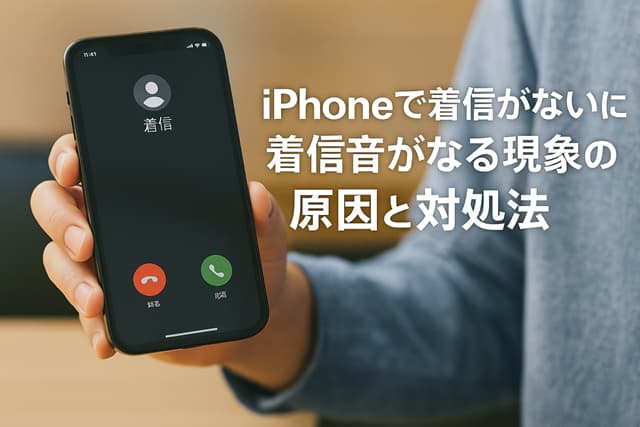 iPhoneで着信がないのに着信音がなる現象の原因と対処法