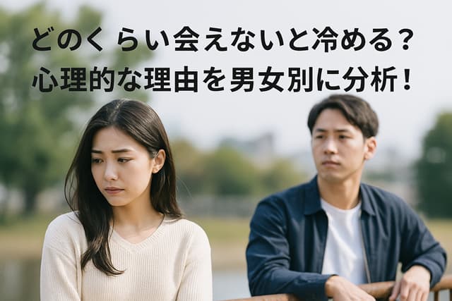 どのくらい会えないと冷める？心理的な理由を男女別に分析！